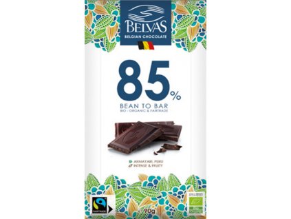 Bio čokoláda bez lepku 90g - Hořká 85% Delikatesy Čokoláda