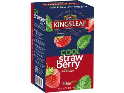 Ovocný čaj ochucený 20x1,8g - Cool Strawberry Čaje, Byliny Ovocné čaje