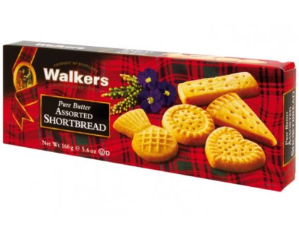 Máslové sušenky 160g - Shortbread Assortment  Delikatesy Sušenky