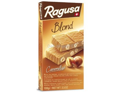 Čokoláda Blond 100g - Mléčná 33%, Karamel, Ořechy Delikatesy Čokoláda