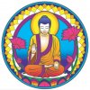 Sluneční mandala - Buddha Nature Mandaly Samolepky - Mandaly