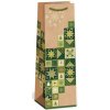 Taška z papíru 11x36cm - Natur 0068 TIP na vánoční dárky Vánoční tašky