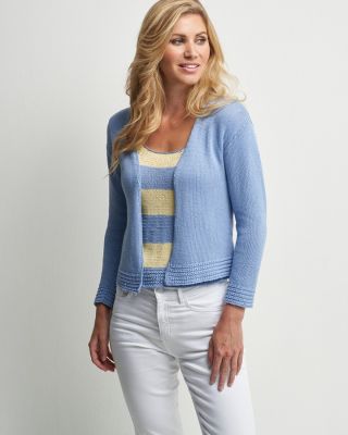 Tento lehký letní svetřík je upletený z organické bavlny Organic Cotton. Je jarní novinkou na svetprize.cz. #svetprize...