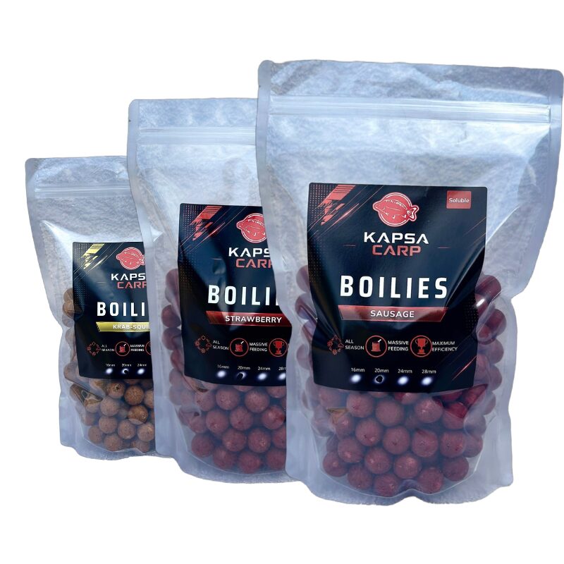 Rozpustné boilies Kapsa Carp – rychlá cesta k záběru