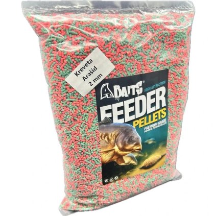 Fluo Peletky 2mm Kreveta arašíd SvětPVA.cz