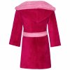 Dětský župan Vossen Bixie, barva červená - cranberry2