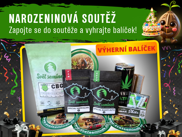 NAROZENINOVÁ SOUTĚŽ - Najdi semínka a vyhraj balíček!