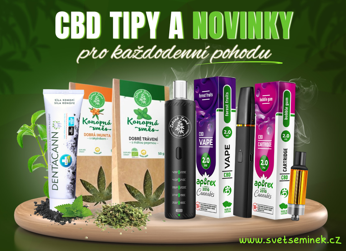 CBD tipy a novinky
