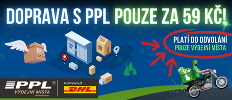 Doprava PPL za 59 Kč