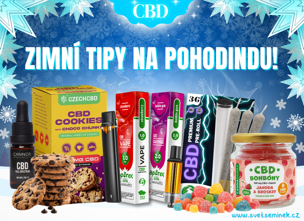 CBD tipy na uklidnění
