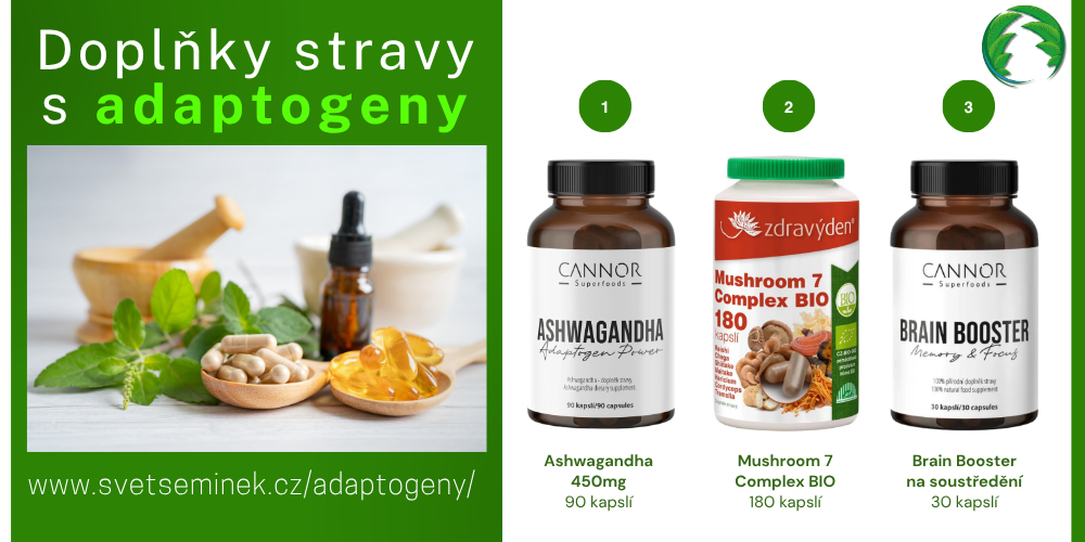 Doplňky stravy s adaptogeny