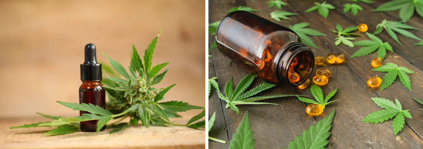 cbd kapky a cbd kapsle