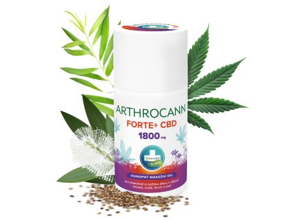 Arthrocann gel Forte+ 1600x1600 bylinky transparent