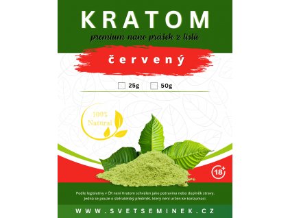 Červený Kratom - nano premium red