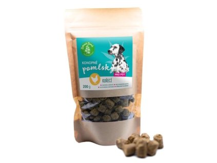 Konopné pamlsky kuřecí pro psy