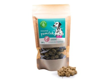 Konopné pamlsky losos pro psy