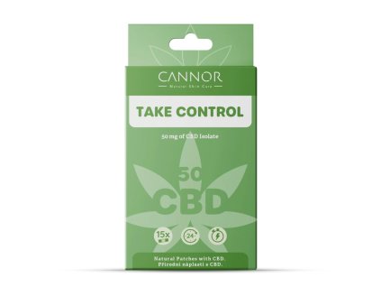 přírodní náplast na bolest s CBD