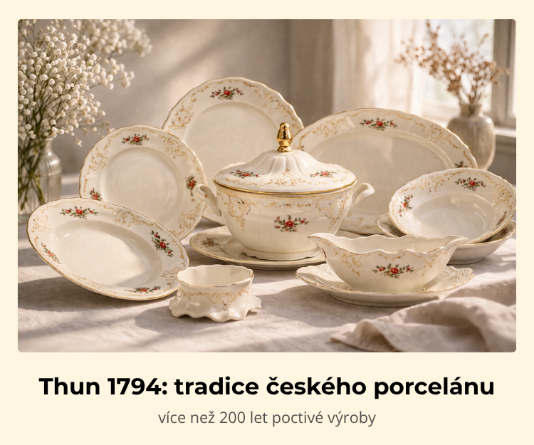 Thun 1794: Historie a výroba porcelánu.