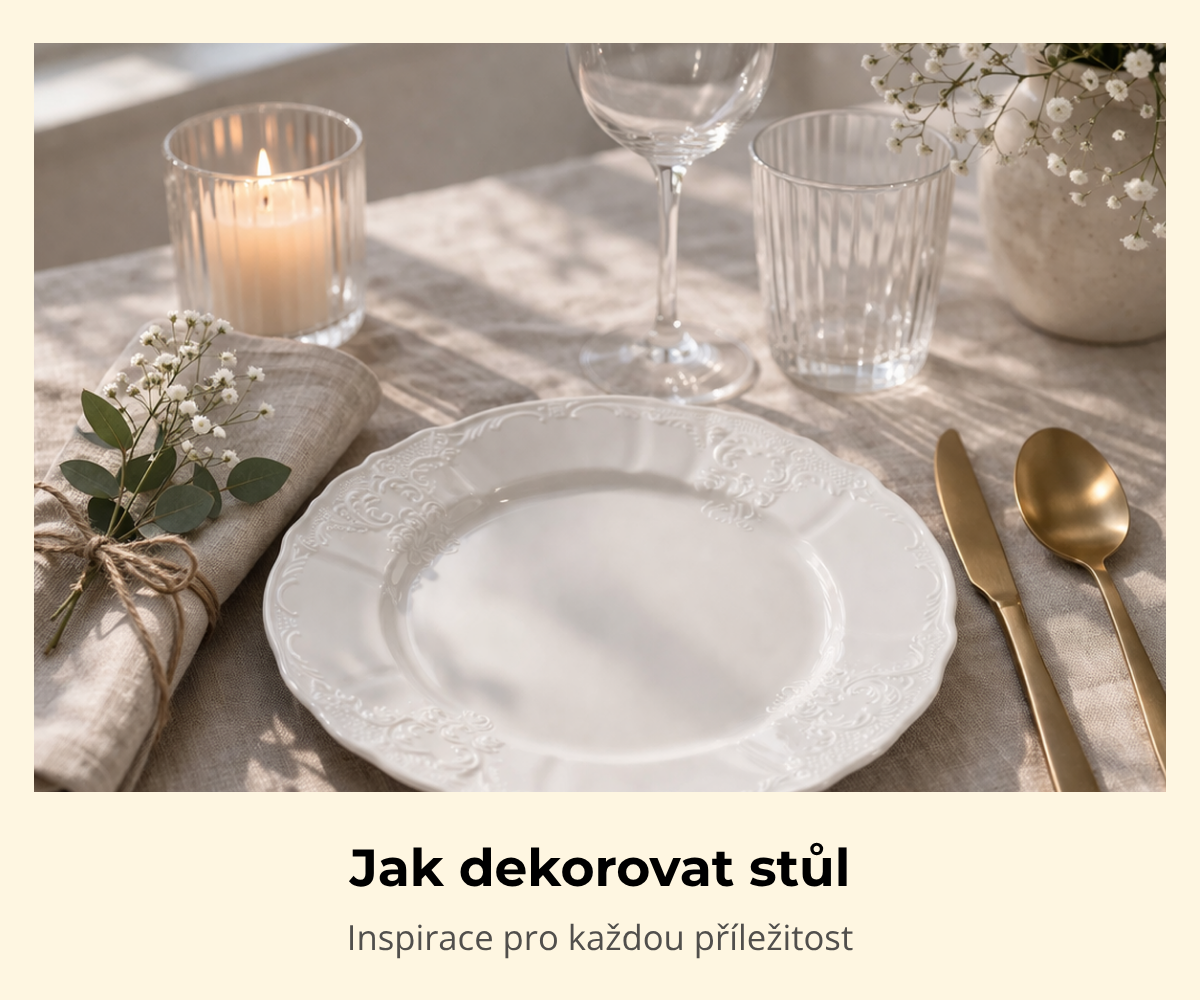 Jak dekorovat stůl pro různé příležitosti