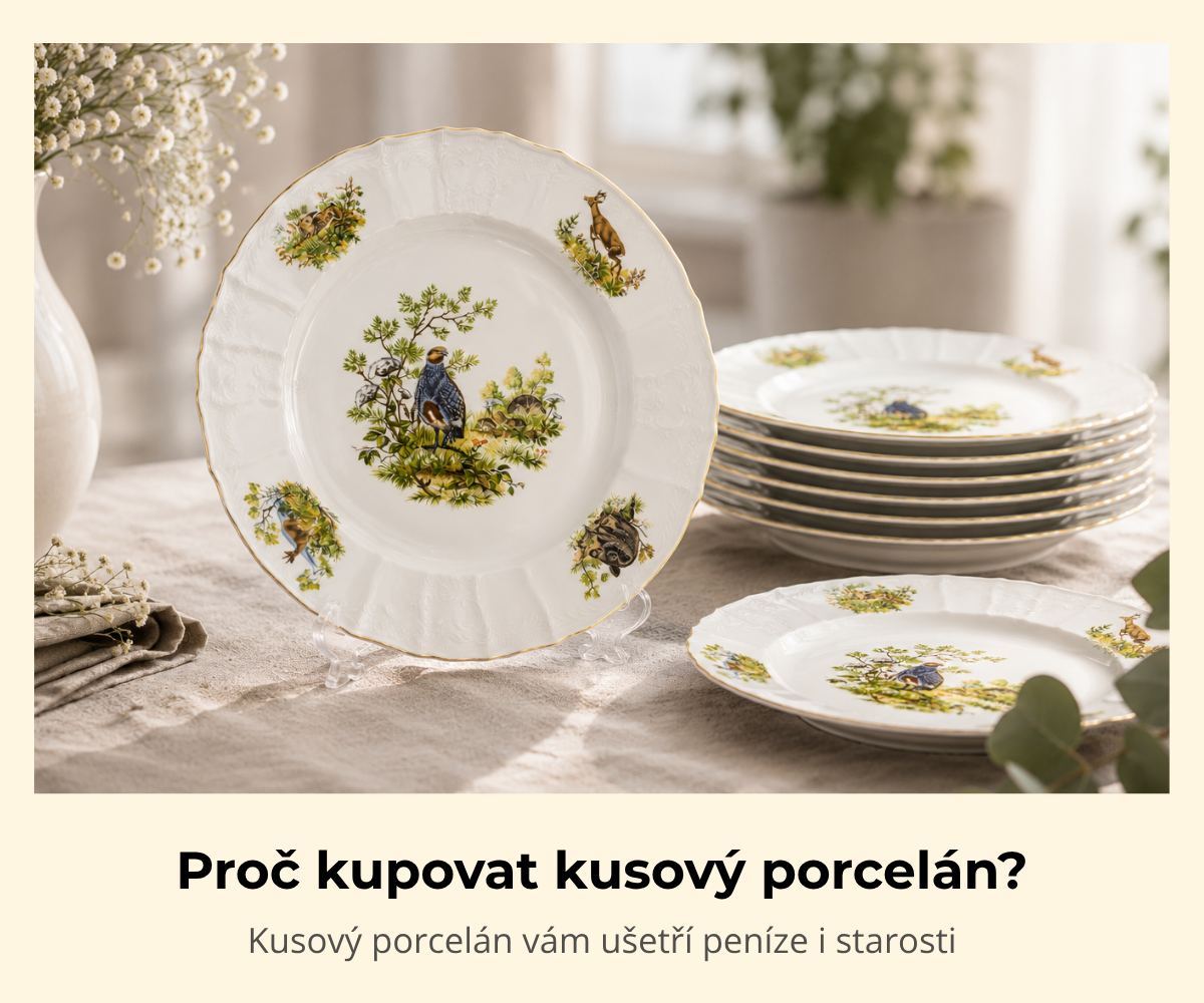 Jak sestavit vlastní jídelní soupravu? Objevte výhody kusového porcelánu