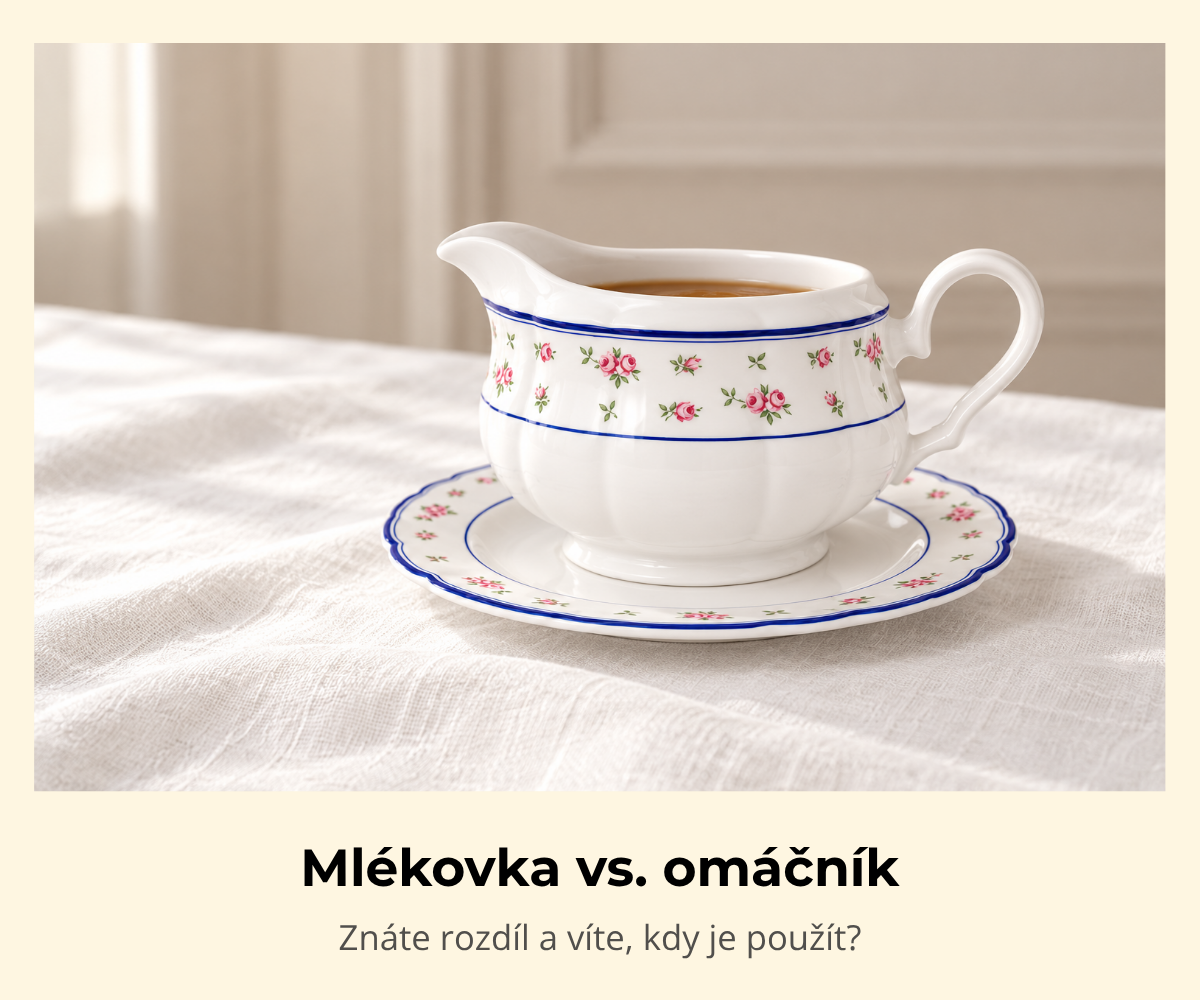 Mlékovka vs. omáčník: Znáte rozdíl a víte, k čemu je používat?