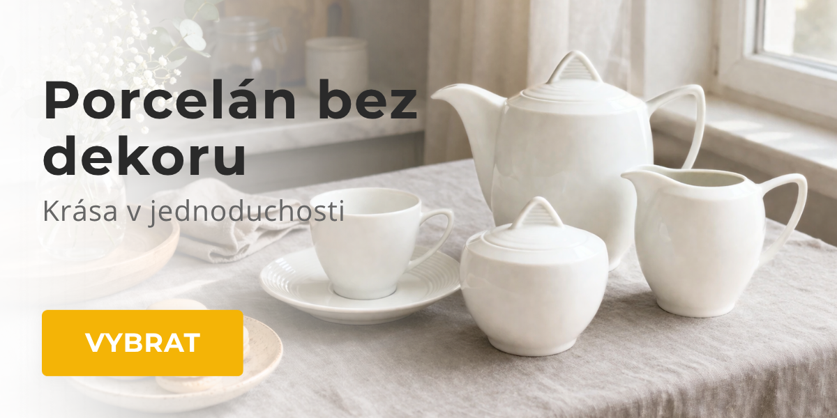 Porcelán bez dekoru