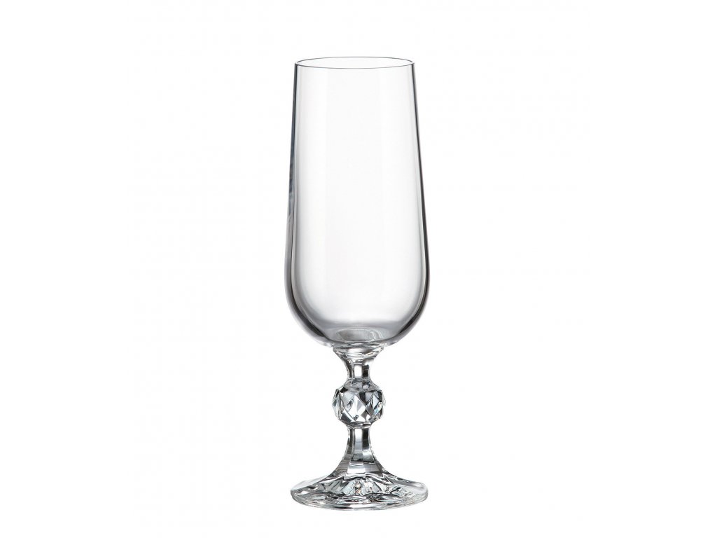 Crystalex CLAUDIA sklenice na šampaňské 180 ml / 6 ks