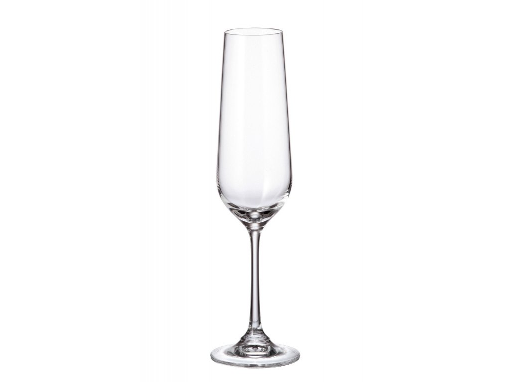 Crystal Bohemia STRIX sklenice na šampaňské 200 ml / 6 ks