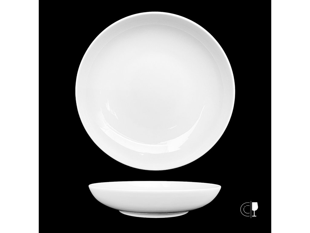 Thun 1794 TOM COUP talíř hluboký bílý 200 mm, II. jakost