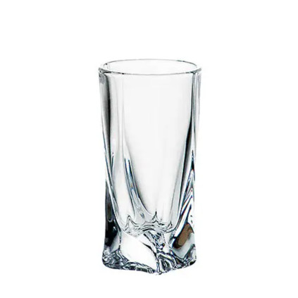 Crystalite Bohemia QUADRO sklenice na lihoviny "panáky" 50 ml / 6 ks