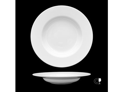 Thun 1794 NINA talíř hluboký bílý 250 mm, II. jakost