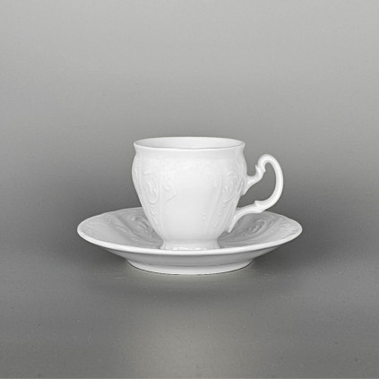 Thun 1794 BERNADOTTE šálek espresso s podšálkem bílý 90 ml