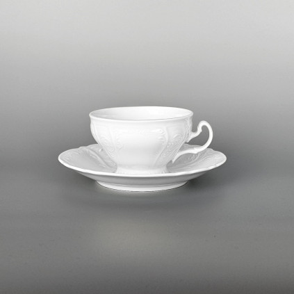 Thun 1794 BERNADOTTE šálek cappuccino s podšálkem bílý 205 ml