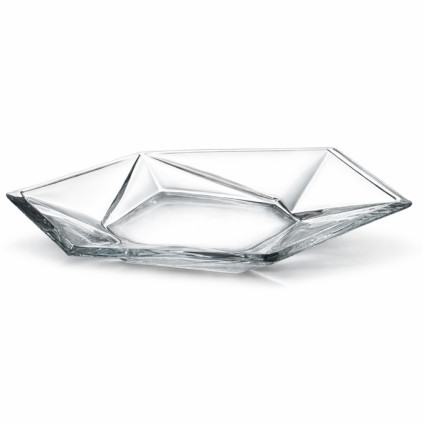 Crystalite Bohemia ORIGAMI skleněný talíř 220 mm