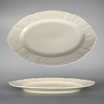 Thun 1794 BERNADOTTE servírovací ovál ivory 340 mm