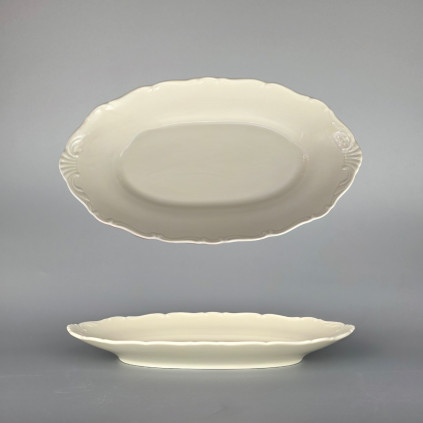 Thun 1794 OPHELIA servírovací ovál ivory 260 mm, II. jakost