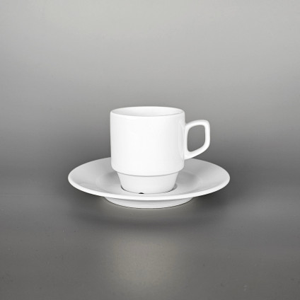 Thun 1794 CORSO šálek espresso s podšálkem bílý 65 ml, II. jakost