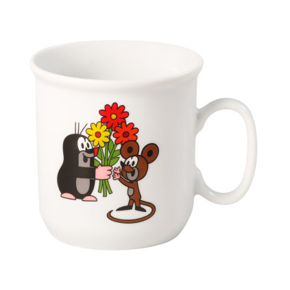 Thun 1794 KRTEČEK a kytice a myška hrnek 245 ml