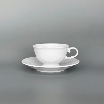 Thun 1794 VICOMTE šálek cappuccino s podšálkem bílý 180 ml, II. jakost