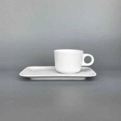 Thun 1794 TONO šálek cappuccino s podšálkem bílý 155 ml