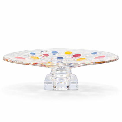 Bohemia Jihlava LISBOA podnos na noze barevný 380 mm