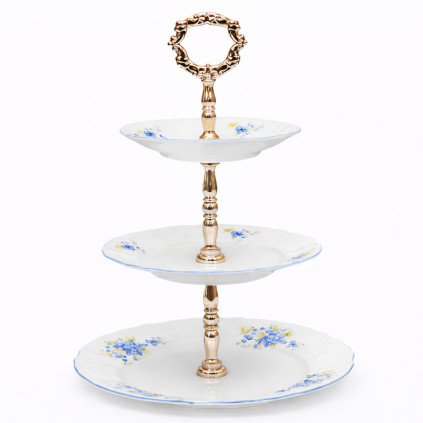 Thun 1794 BERNADOTTE etažérka 3-patrová pomněnka