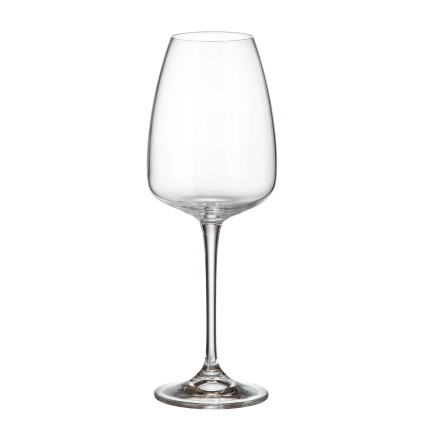 Crystal Bohemia ANSER sklenice na bílé víno 440 ml / 6 ks