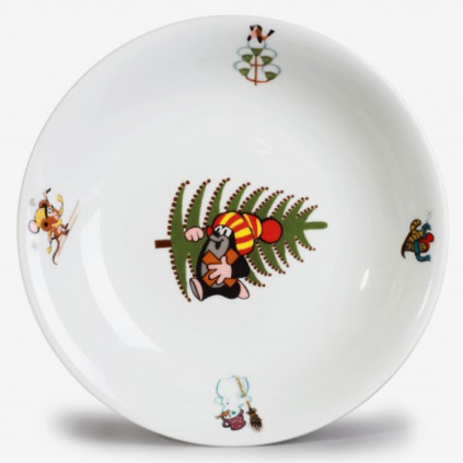 Thun 1794 KRTEČEK a vánoce talíř hluboký 200 mm