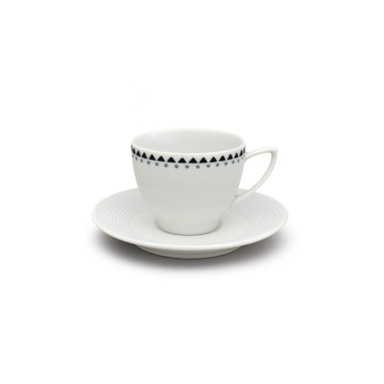 Thun 1794 LEA šálek espresso s podšálkem modrý 90 ml