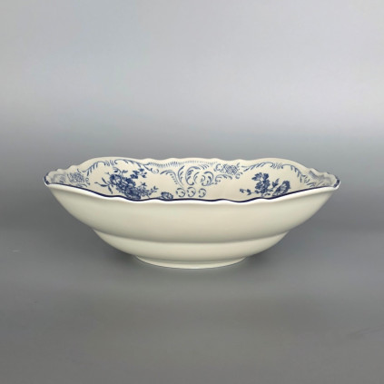 produkty 2025 10 Thun 1794 BERNADOTTE mísa kompotová ivory modré květy 160 mm