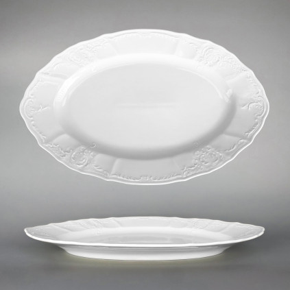 Thun 1794 BERNADOTTE servírovací ovál bílý 390 mm