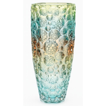 Bohemia Jihlava LISBOA váza mix barev 350 mm