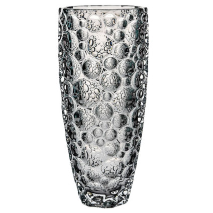 Bohemia Jihlava LISBOA váza šedá 350 mm