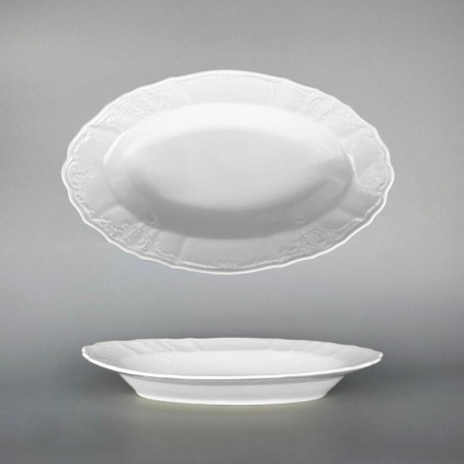 Thun 1794 BERNADOTTE servírovací ovál hluboký bílý 240 mm